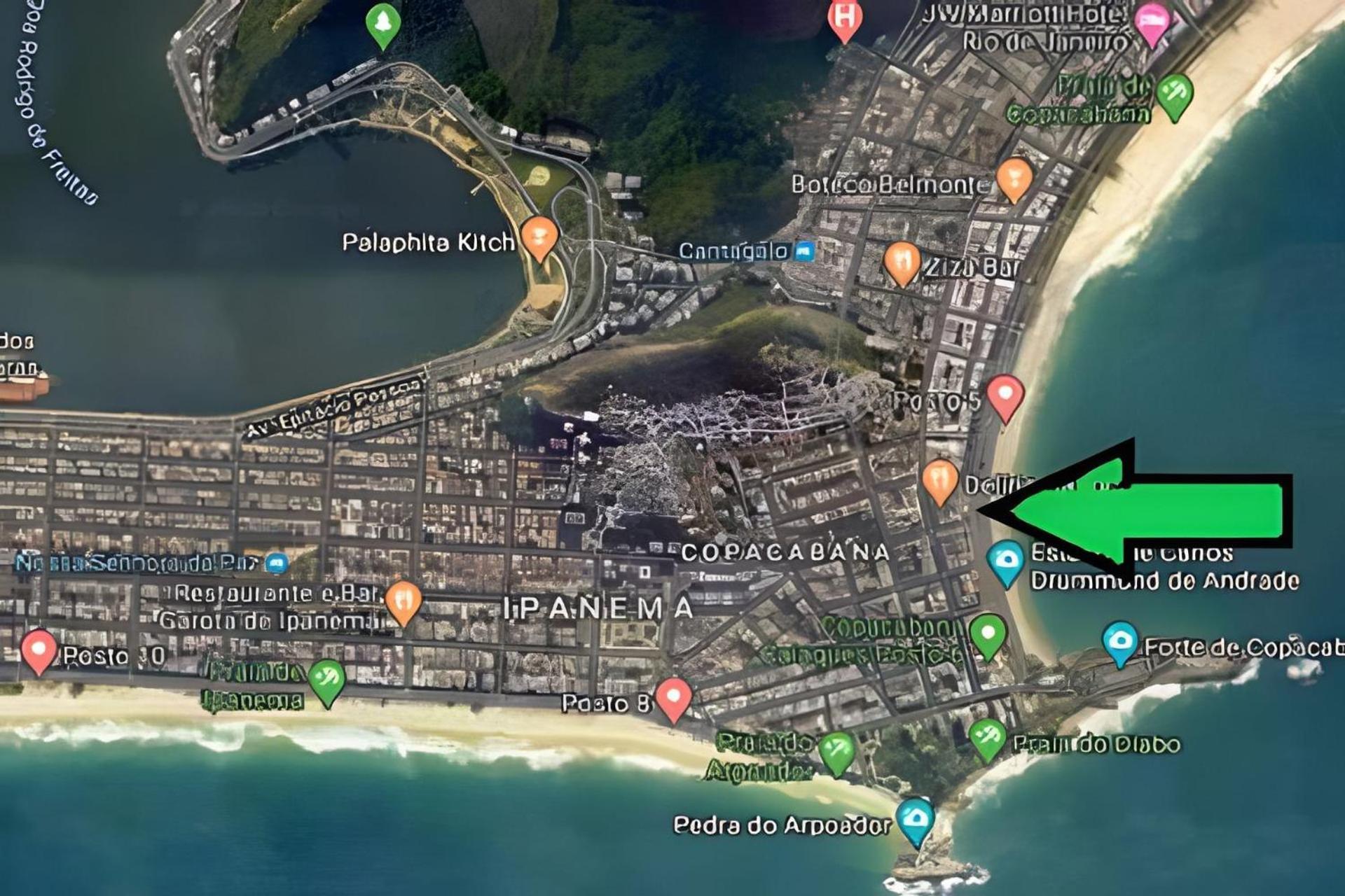 Copacabana Av Atlantica Posto 5 Pertinho Praia